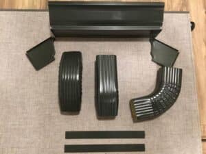 A Residential Bronze Gutter Installation by Affordable Roofing & Gutter Company in Albany, Oregon