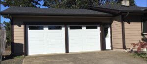 A Residential Black Gutter Installation by Affordable Roofing & Gutter Company in Lebanon, Oregon